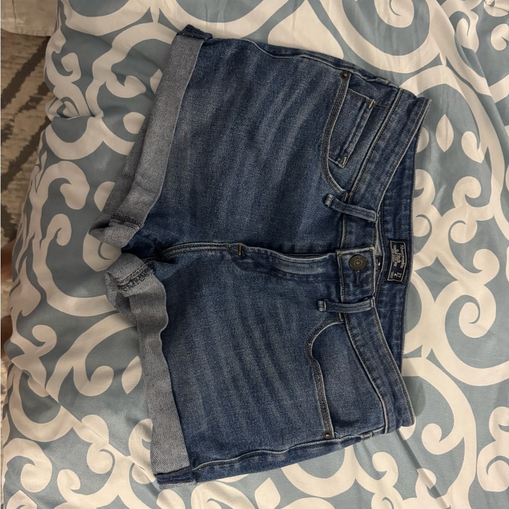 Abercrombie & Fitch Indigo Denim Shorts